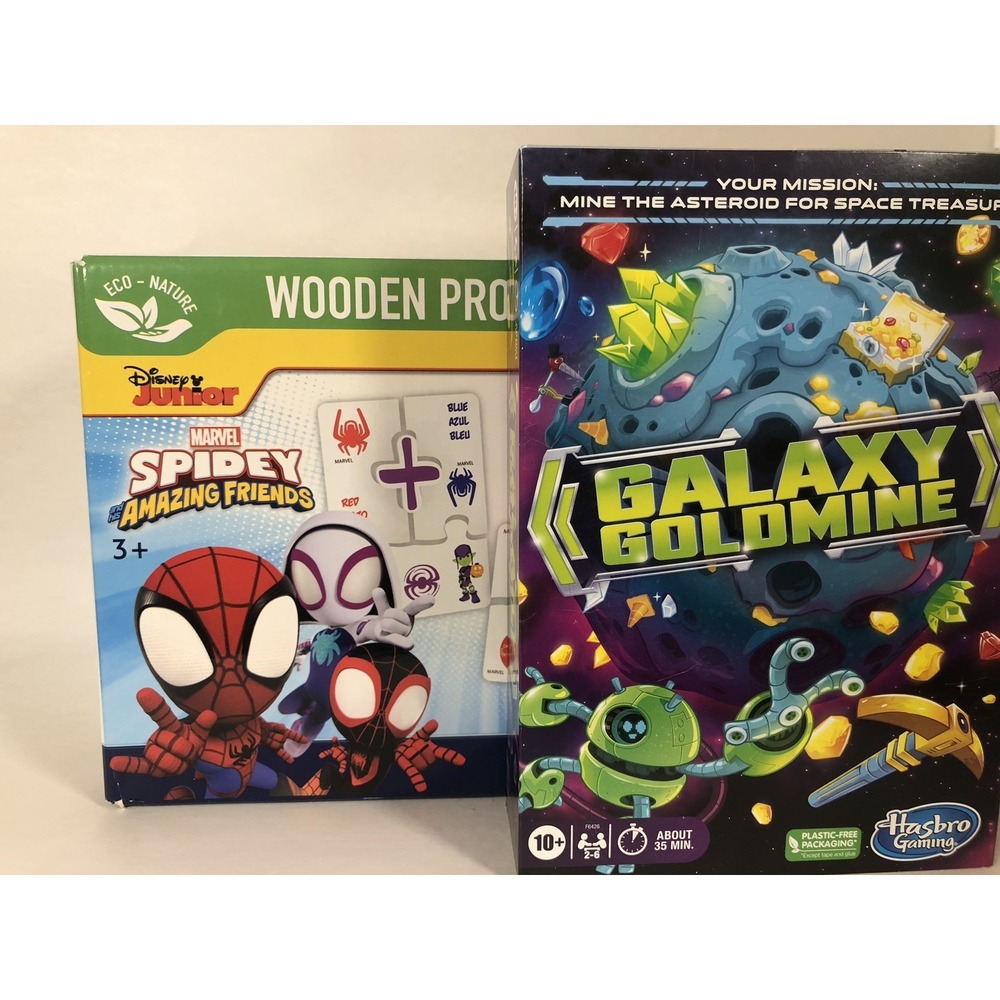 STEM Learning Toy Bundle Galaxy Goldmine‎ Game Marvel Spider-Man Games NEW